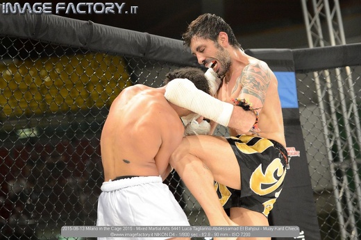 2015-06-13 Milano in the Cage 2015 - Mixed Martial Arts 5441 Luca Tagliarino-Abdessamad El Bahjoui - Muay Kard Chieck